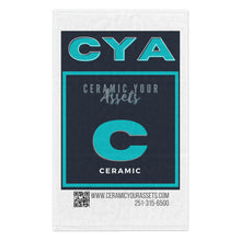 Load image into Gallery viewer, CYA Ceramic Your Assets (Ceramic) Rally Towel, 11x18

