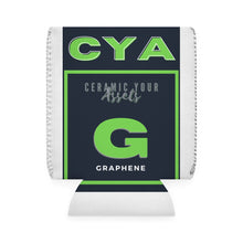 Load image into Gallery viewer, CYA Ceramic Your Assets (lime) Graphene Can Cooler Sleeve
