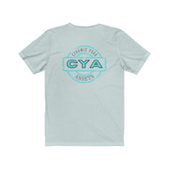 CYA Ceramic Your Assets (cyan) Logo Unisex Jersey Short Sleeve Tee