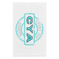 Cya Ceramic your assets (Cyan) Rally Towel, 11x18